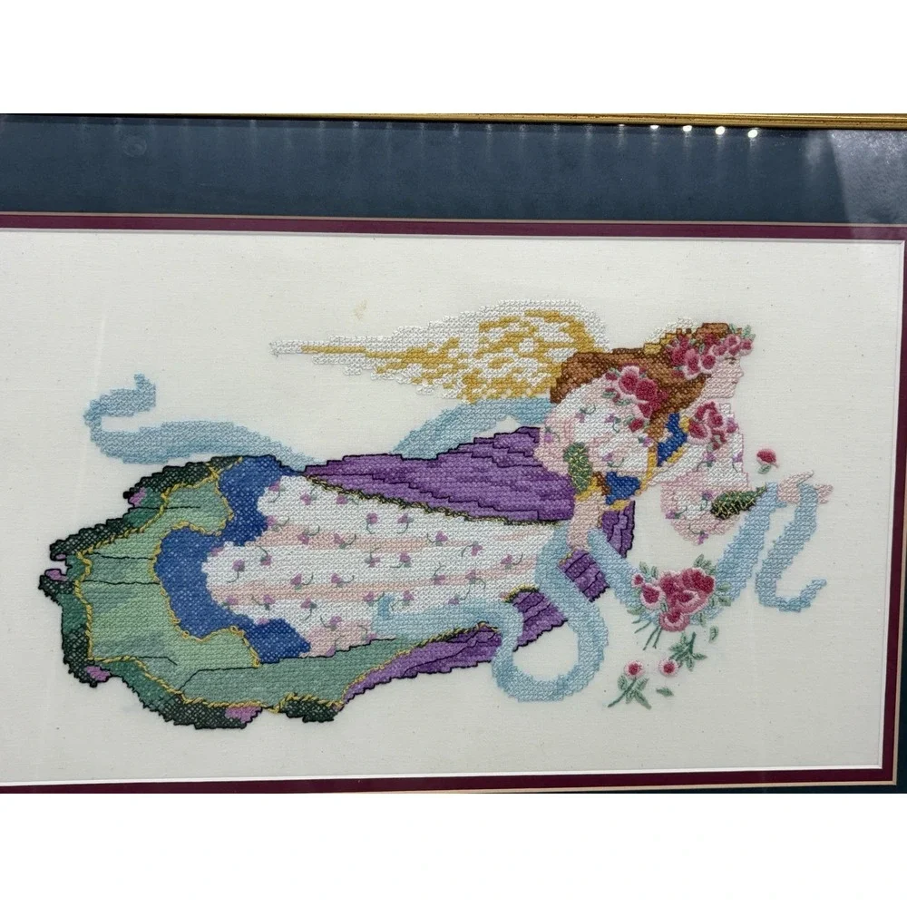Framed Dimensions Stamped Cross Stitch 3150 Angel of Friendship
